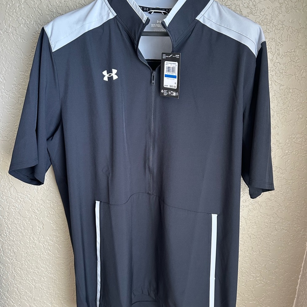 Under Armour Black and Gray Performance Top